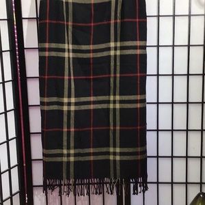 Requirements Wool Blend Skirt  Fringe Bottom Sz 16